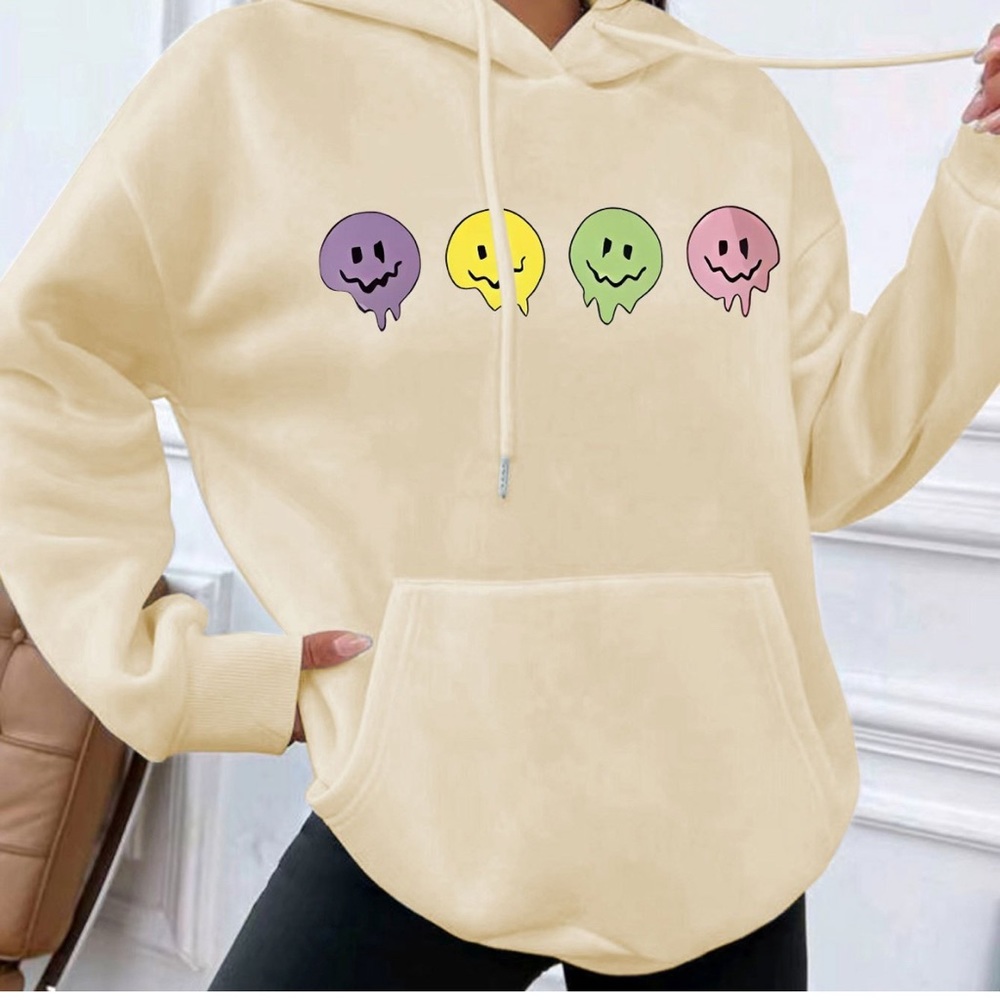 Never worn one hundred percent cotton cozy drawstring hoodie